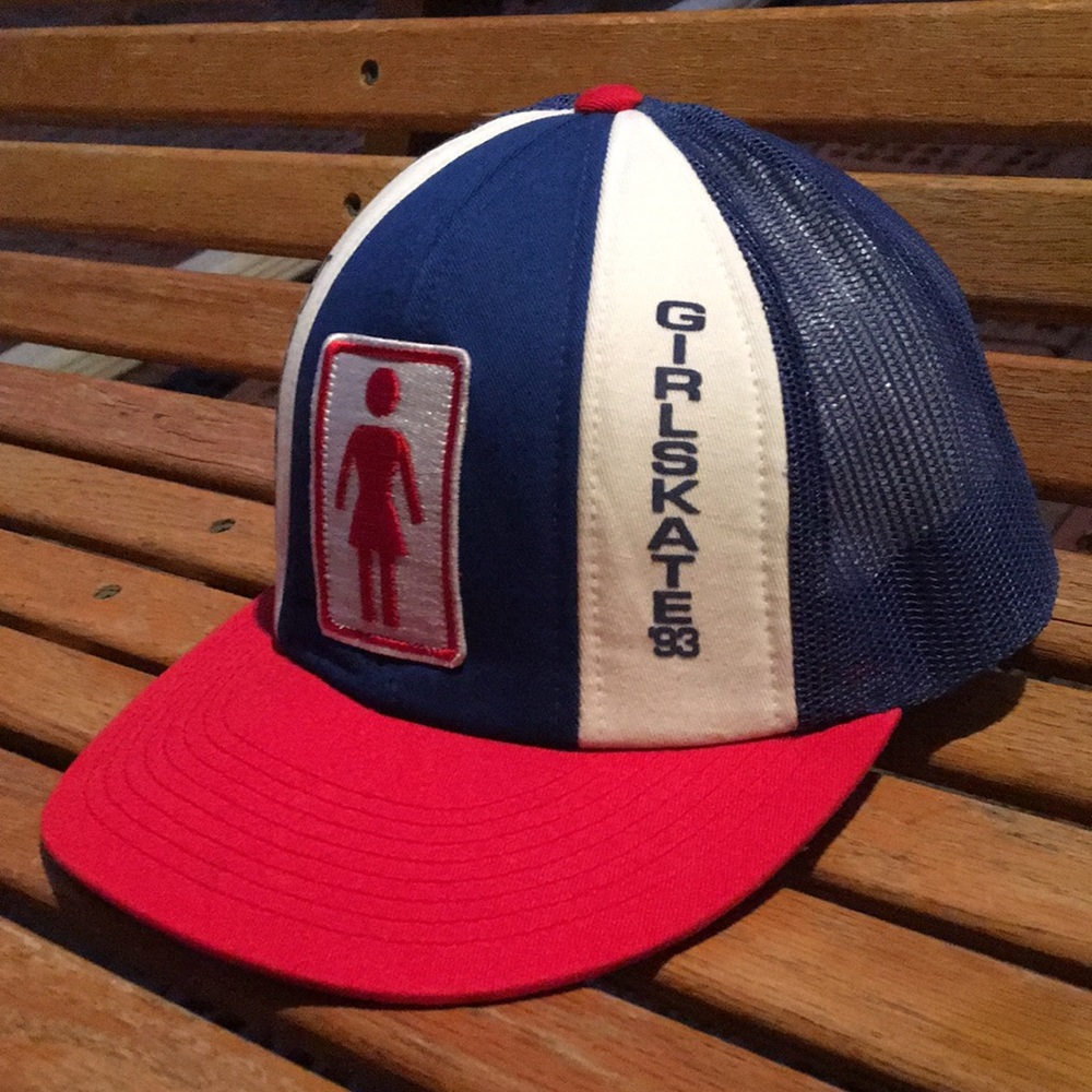 Torrance ‘93 Girlskate 1993 Red White Blue SnapBack hat - Picture 3 of 12